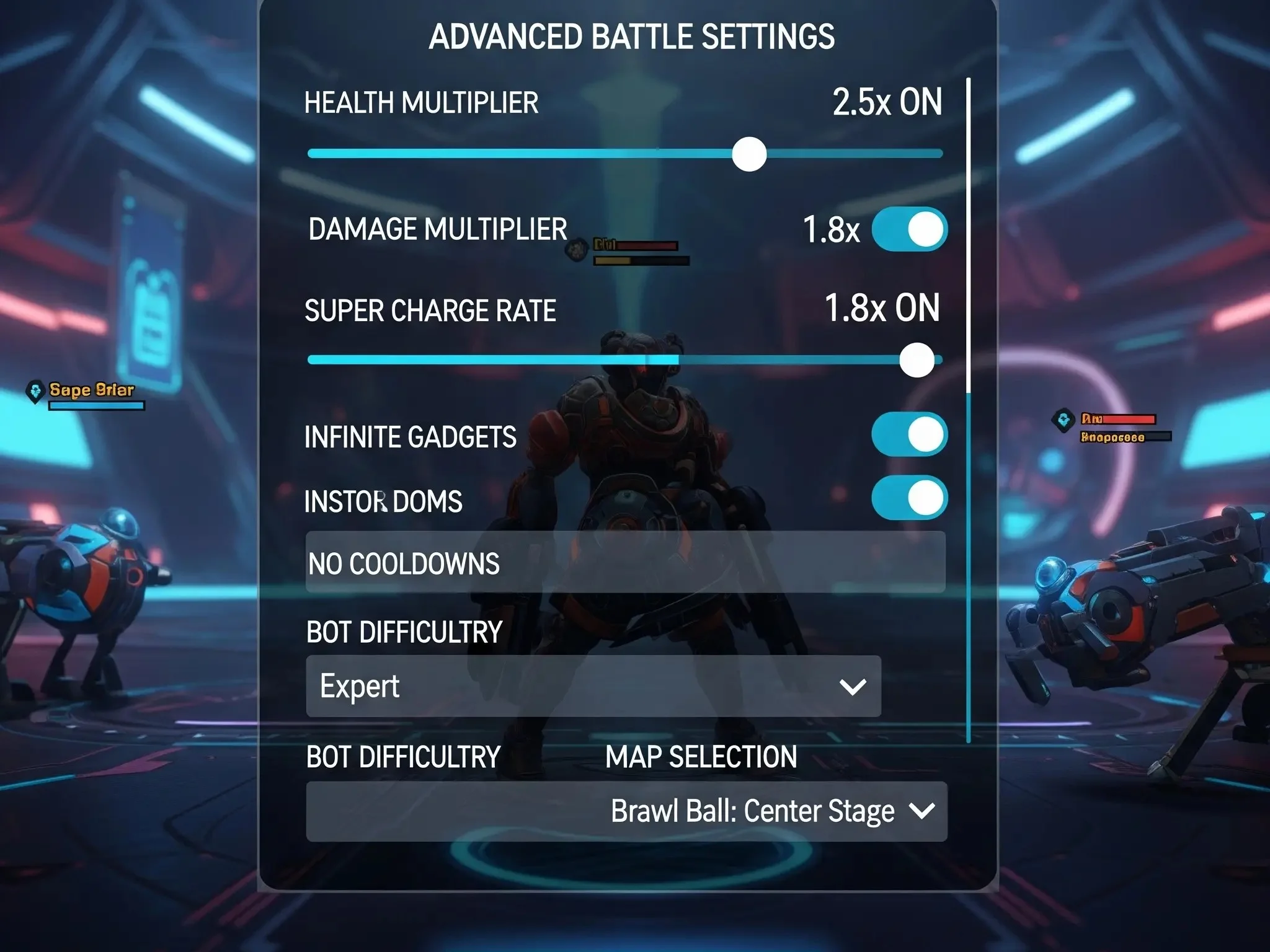 Advanced Battle Settings