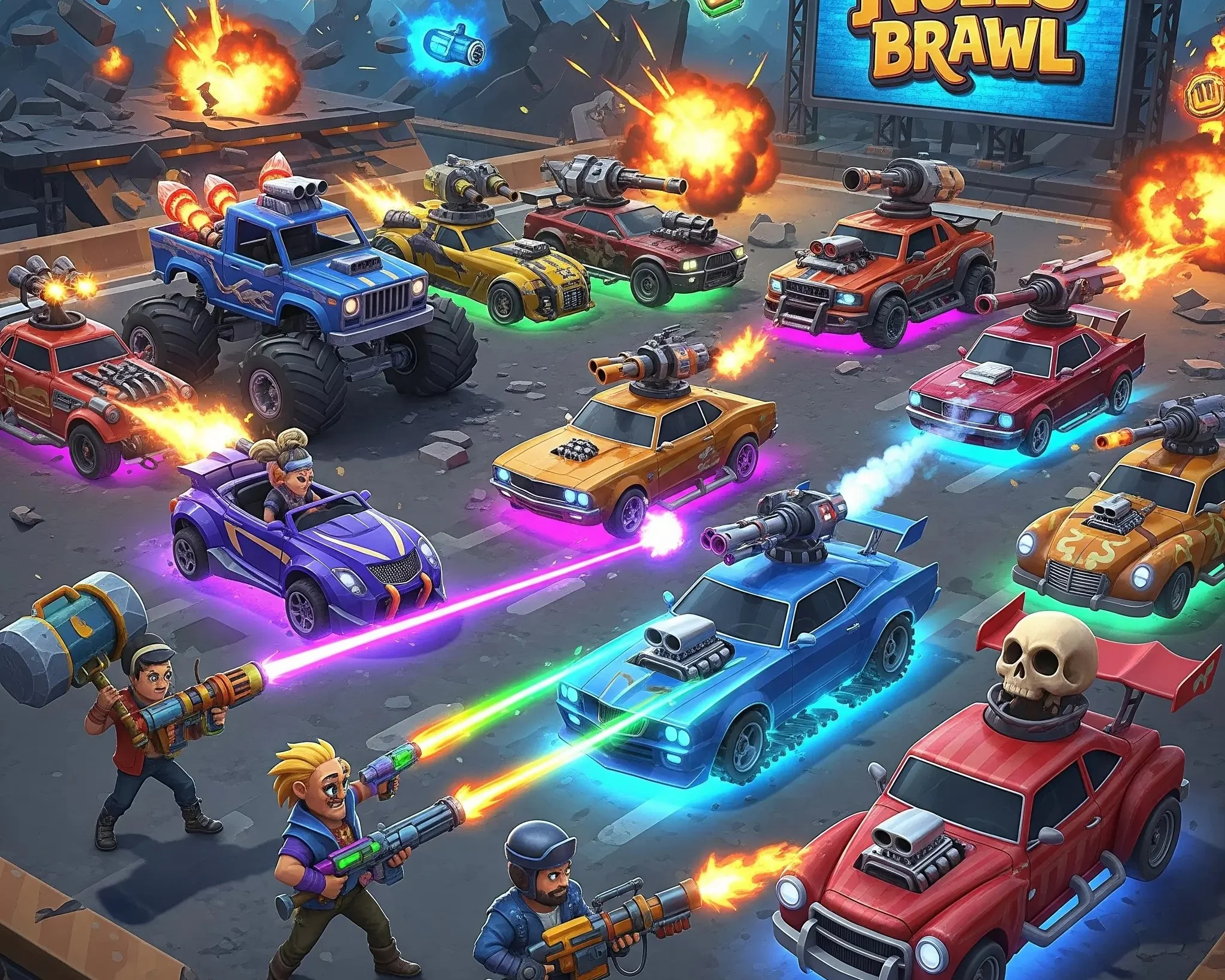 Unlimited Weapons and Special Cars